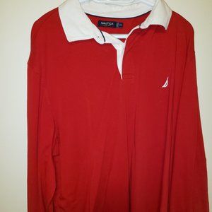 Nautica Men's Long Sleeve Polo - XXL